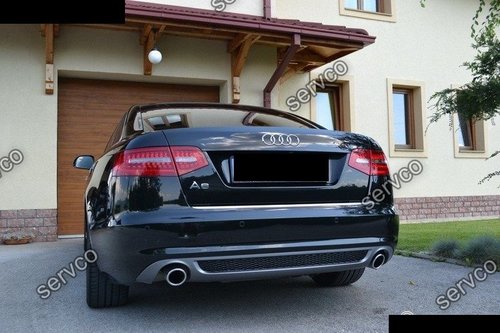 Prelungire spoiler bara spate A6 C6 4F 2009 2010 2011 Facelift ver1