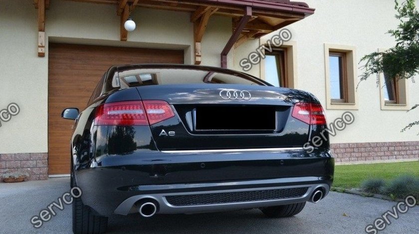 Prelungire spoiler bara spate A6 C6 4F 2009 2010 2011 Facelift ver1