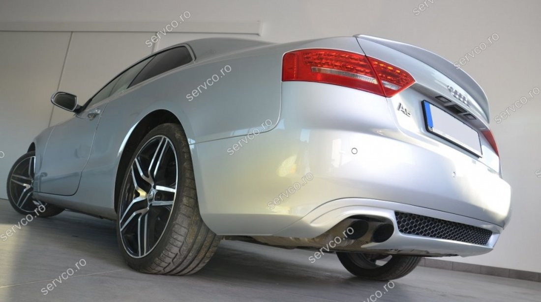 Prelungire spoiler bara spate audi A5 8T Coupe 2007 2011 Sline S5 ver3