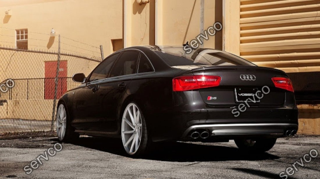 Prelungire spoiler difuzor bara spate Audi A6 4G C7 ver3