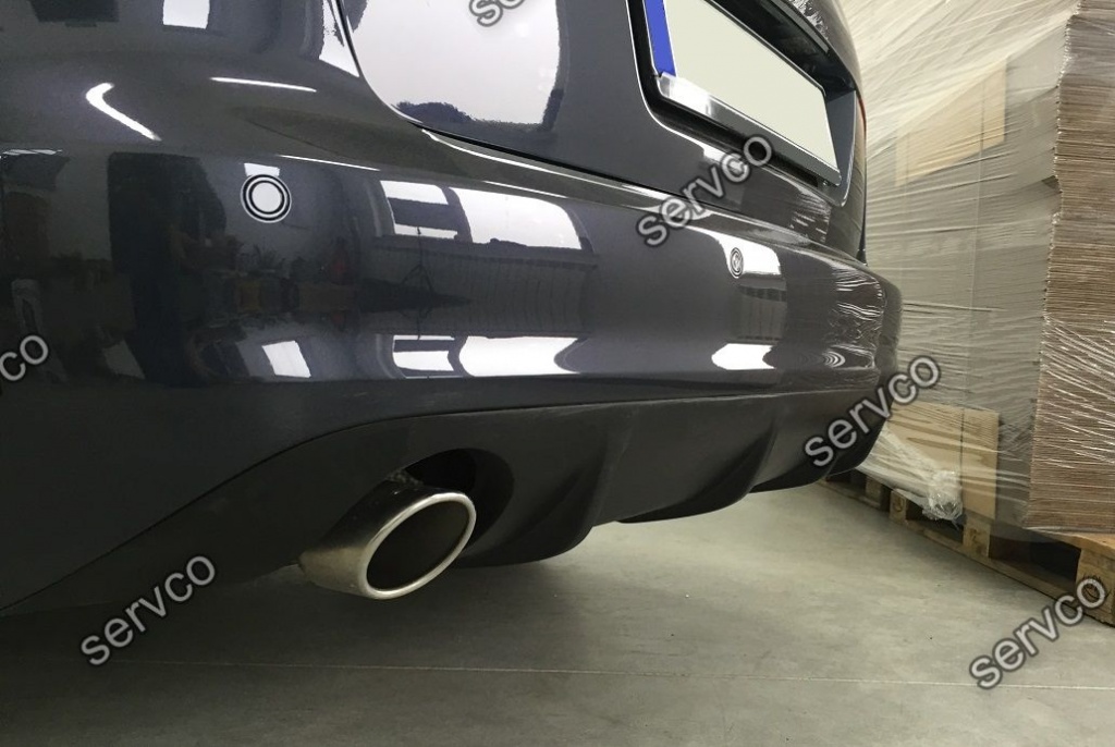 Prelungire spoiler difuzor bara spate Audi A6 C6 4F Facelift 2009 2011 Sline S6 ver2