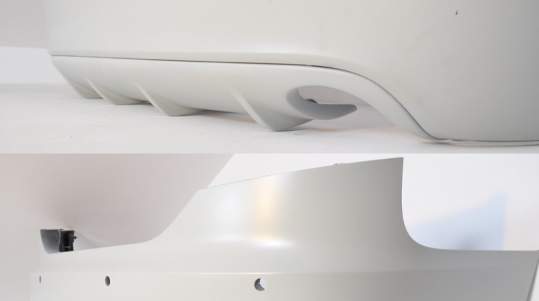 Prelungire spoiler difuzor bara spate Audi A6 C6 4F 2004 2005 2006 2007 2008 ABT Avant S line RS6 S6 ver2