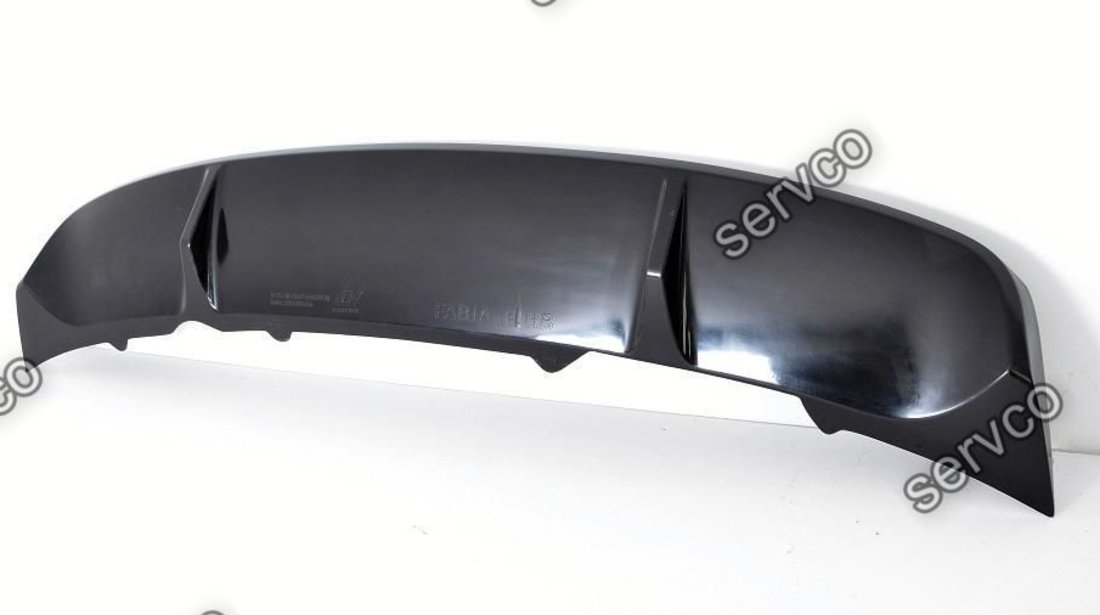 Prelungire spoiler difuzor bara spate Skoda Fabia Mk3 RS WRC NJ 2014-2018 v1