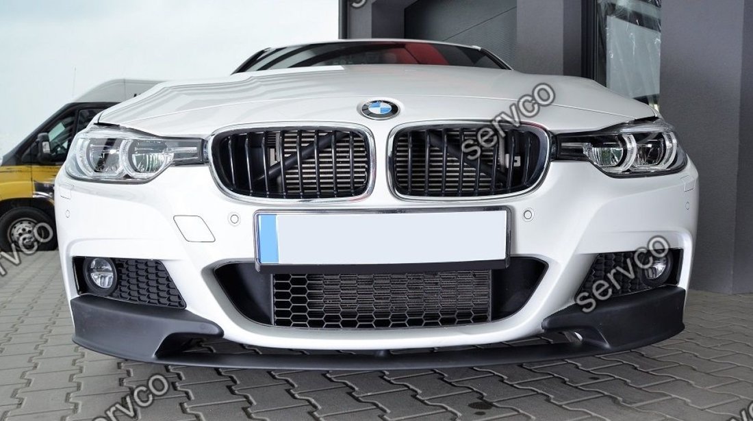 Prelungire spoiler lip bara fata BMW F30 F31 Aero Mpachet  2012-2016 v6