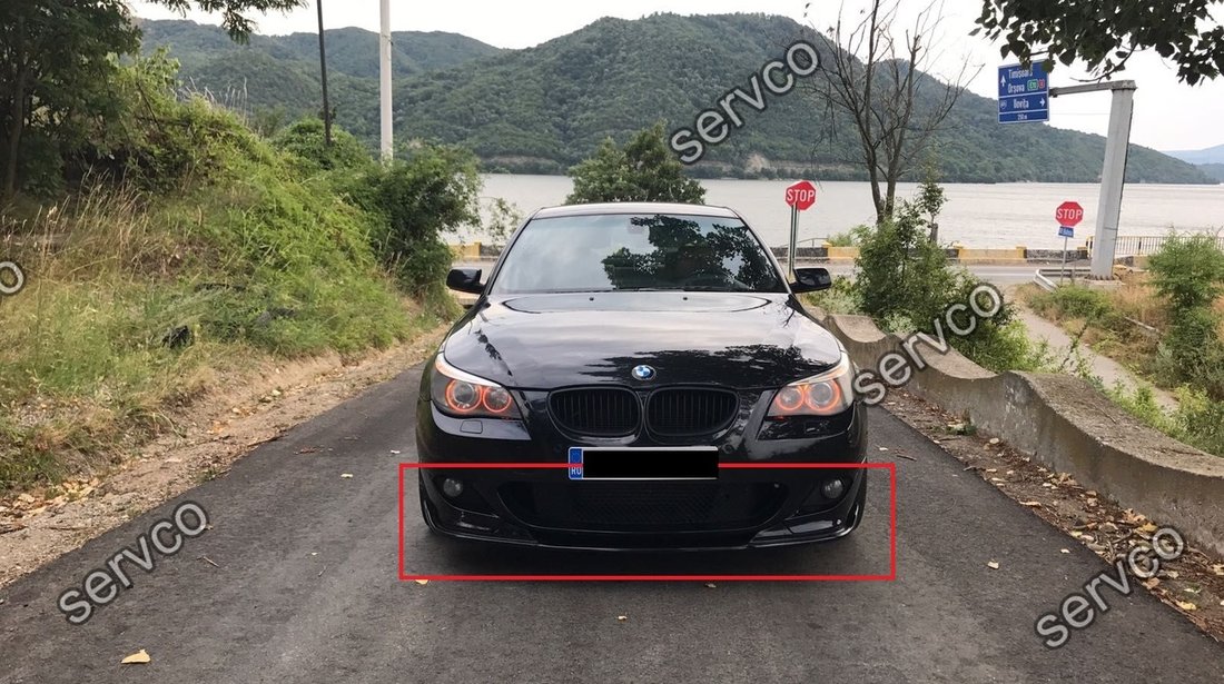 Prelungire spoiler lip bara fata E60 mpachet Seria 5 hamann v4