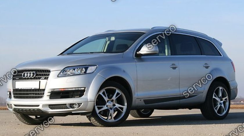 Prelungire spoiler lip difuzor Bara Fata Audi Q7 ABT AB Look Sline 2005-2009 v1