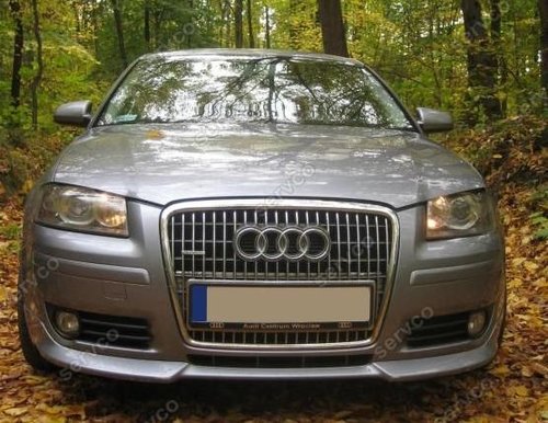 Prelungire spoiler sport tuning bara fata Audi A3 8P Coupe S3 S line RS3 ver1