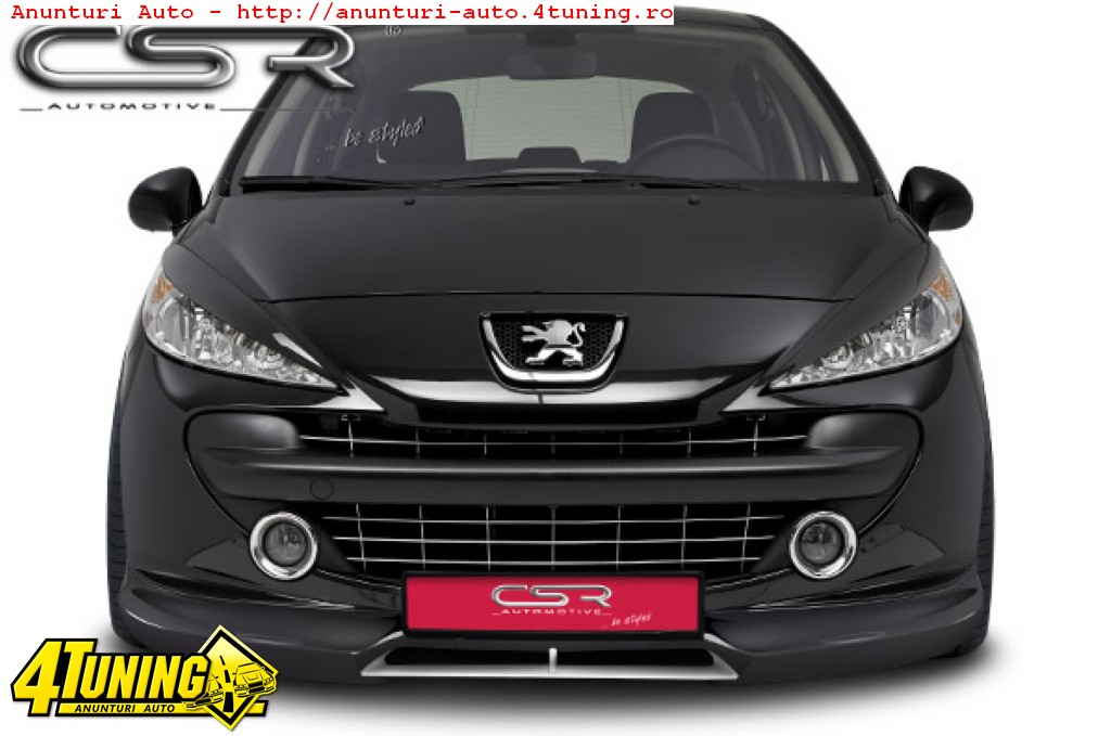 Prelungire spoiler sub bara fata 2006 6 2009 Peugeot 207 FA190