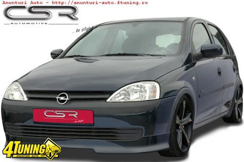 Prelungire spoiler sub bara fata Opel Corsa C facelift si non facelift Fa084 si Fa086