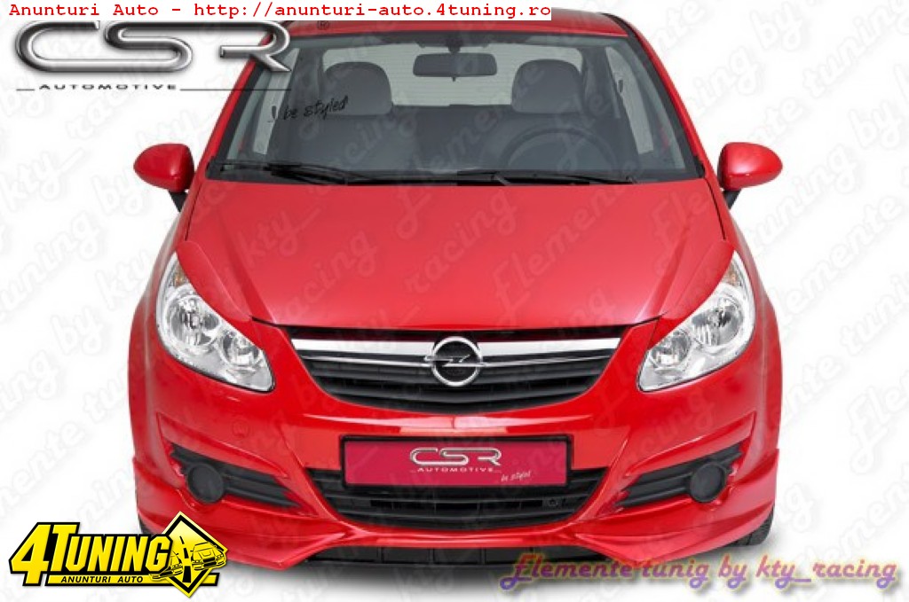 Prelungire spoiler sub bara fata Opel Corsa D FA087 si FA164