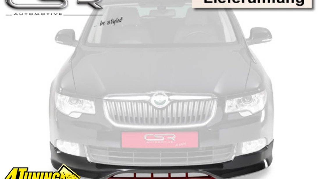 Prelungire Spoiler Sub Bara Fata Skoda Superb II 3T FA158