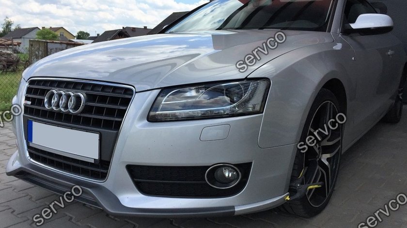 Prelungire spoiler tuning bara fata Audi A5 Sportback Coupe Cabrio 8T 8T3 S5 Rs5 Sline 2007-2012 v3