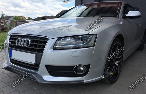 Prelungire spoiler tuning bara fata Audi A5 Sportback Coupe Cabrio 8T 8T3 S5 Rs5 Sline 2007-2012 v3