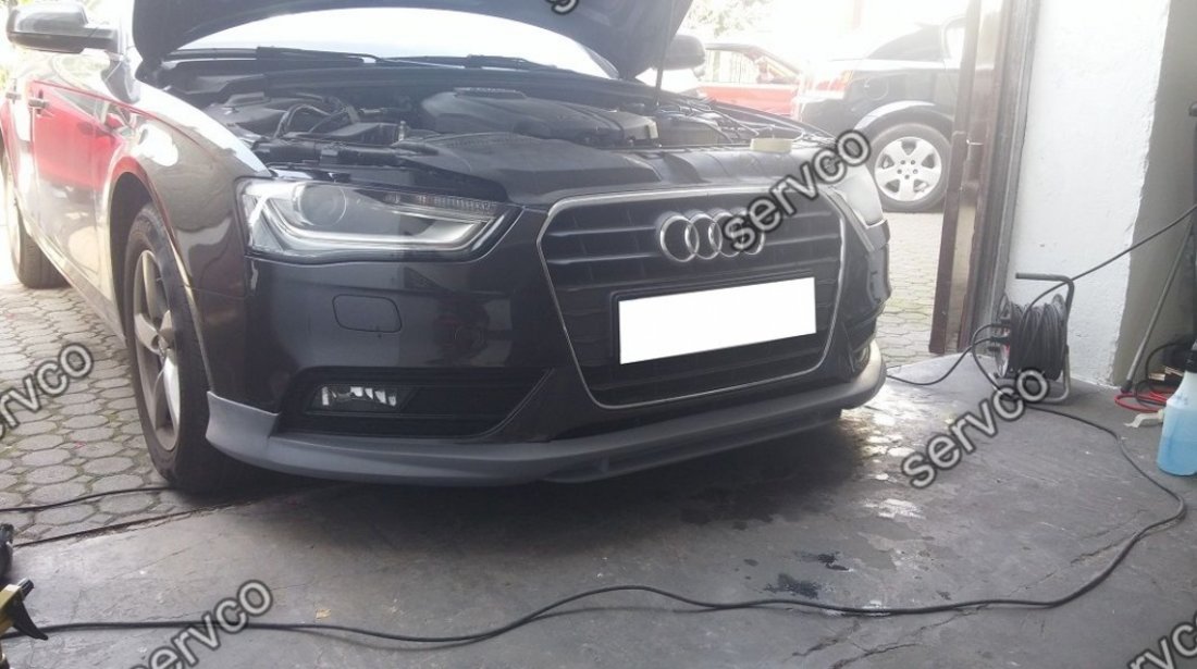 Prelungire spoiler tuning sport bara fata Audi A4 B8 Facelift 8K ABT AB look S4 RS4 S Line ver3