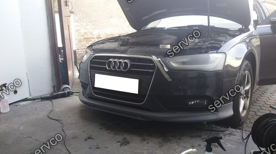 Prelungire spoiler tuning sport bara fata Audi A4 B8 Facelift 8K ABT AB look S4 RS4 S Line ver3