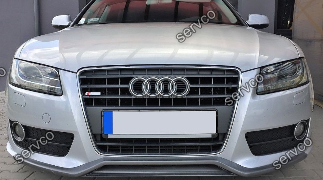 Prelungire spoiler tuning sport bara fata Audi A5 Sportback Coupe Cabrio 8T 8T3 S5 Rs5 Sline v3