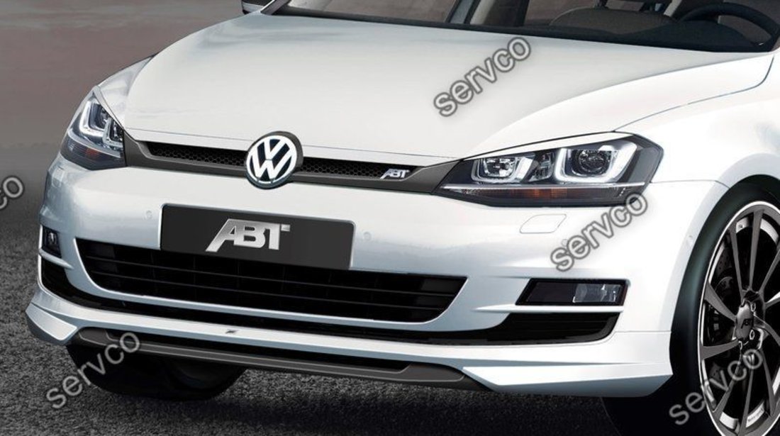 Prelungire spoiler tuning sport bara fata VW Golf 7 Mk7 ABT 2012-2016 ver2