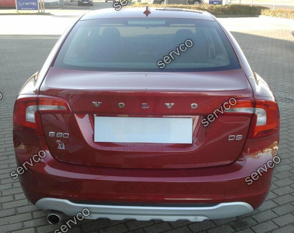 Prelungire spoiler tuning sport bara spate Volvo S60 R Design ver1