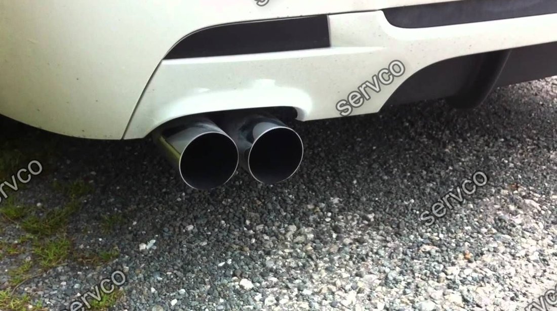 Prelungire tuning difuzor sport Aero evacuare bara spate BMW E92 E93 320 Mtech v1