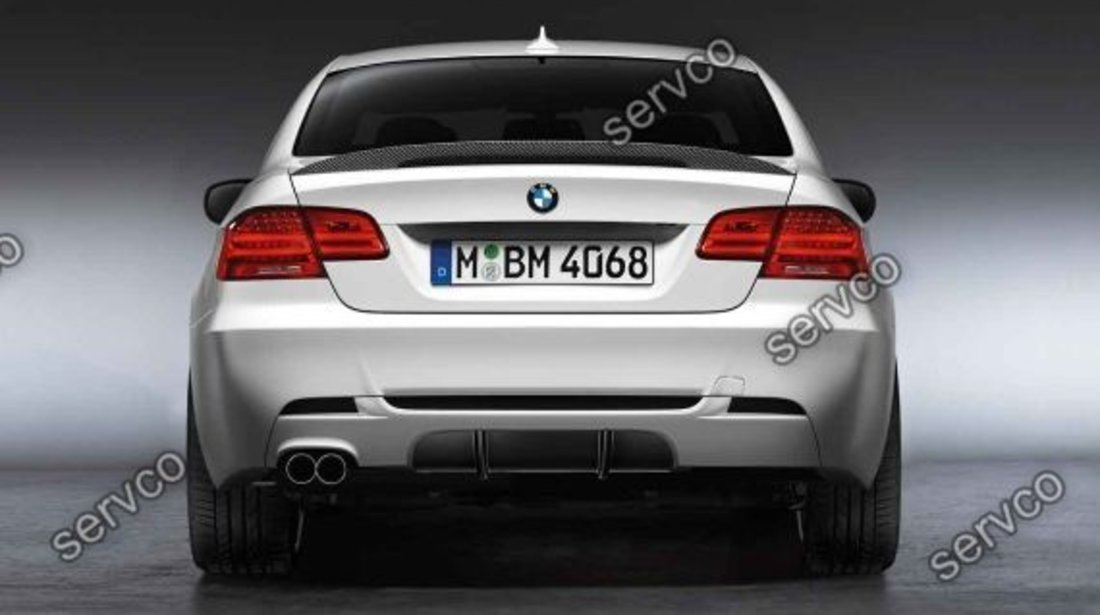 Prelungire tuning difuzor sport Aero evacuare bara spate BMW E92 E93 320 Mtech v1