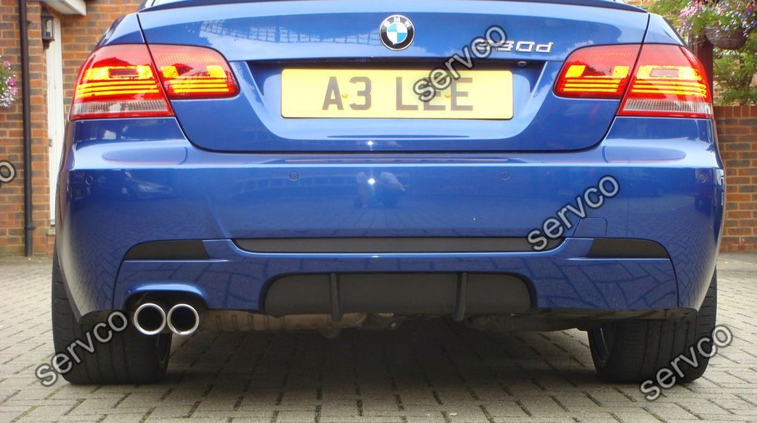 Prelungire tuning difuzor sport Aero evacuare bara spate BMW E92 E93 320 Mtech v1