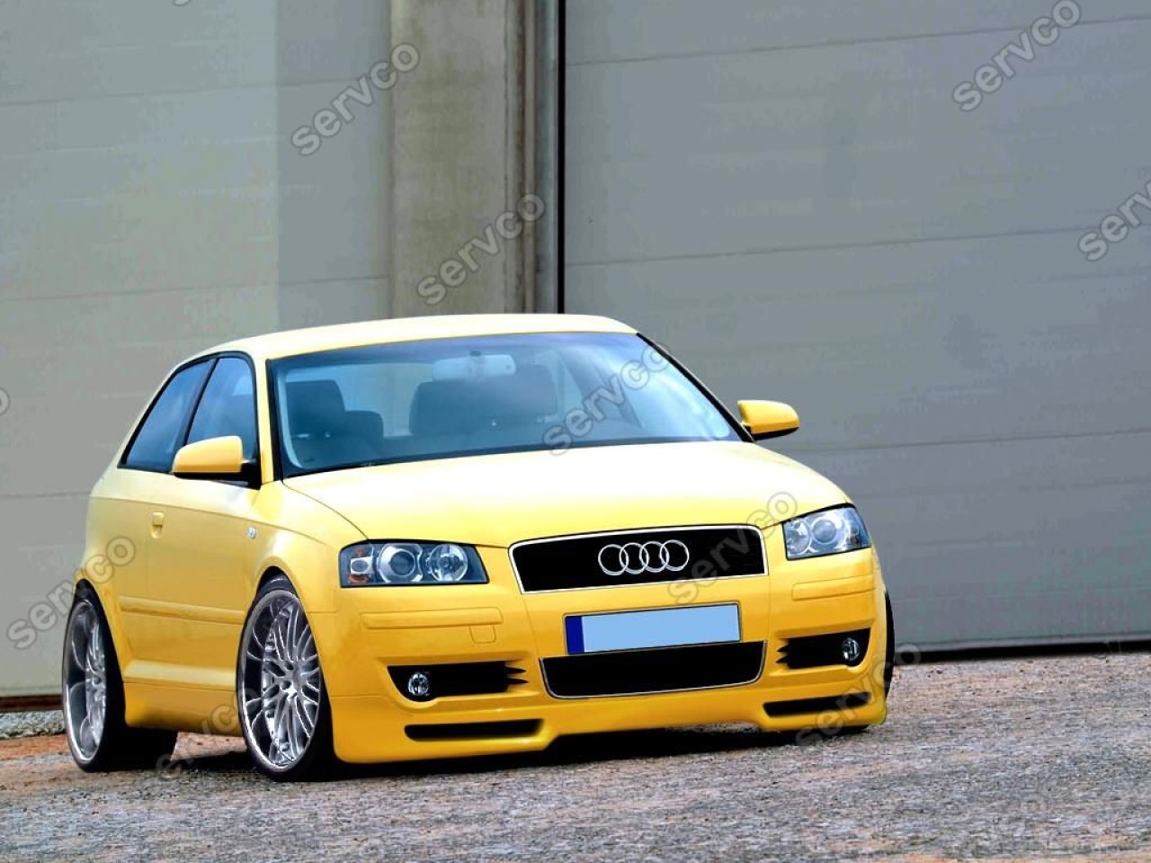 Prelungire tuning sport bara fata Audi A3 8P Coupe Votex 2003-2005 v1