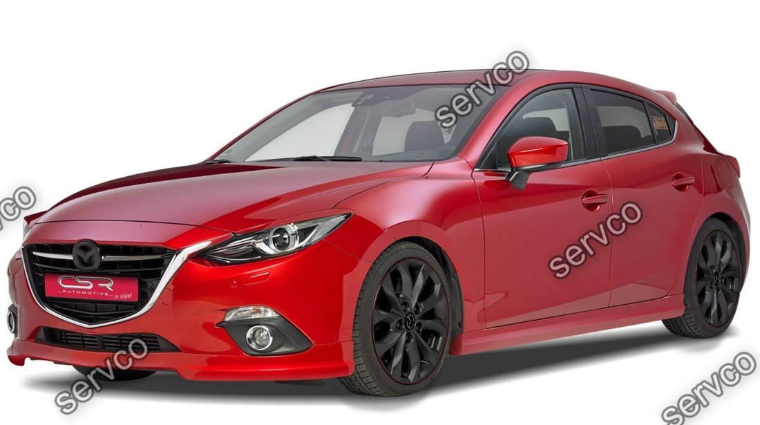 Prelungire tuning sport bara fata Mazda 3 Mk3 CSR FA241 2013-2018 v1