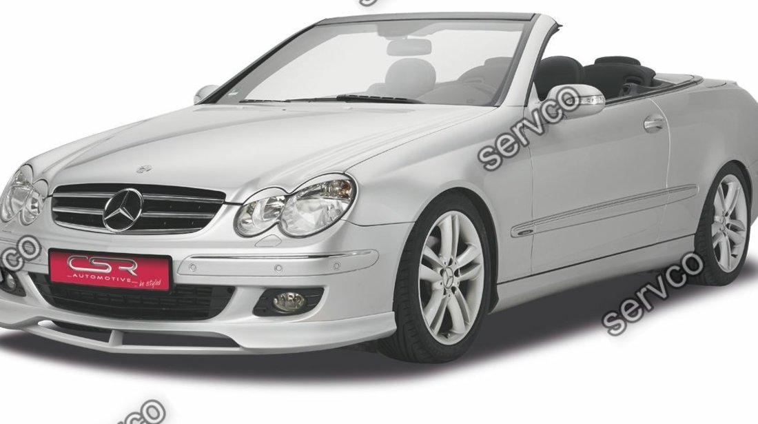 Prelungire tuning sport bara fata Mercedes Benz CLK Class W209 C209 A209 CSR FA210 2002-2010 v1