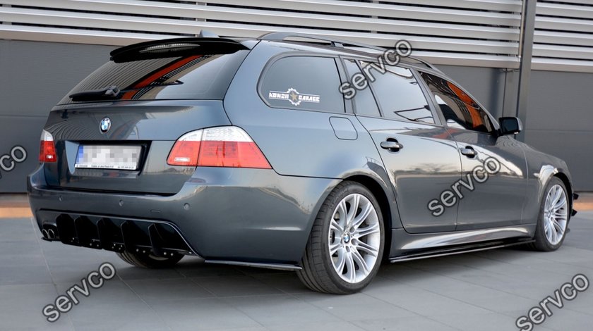 Prelungire tuning sport bara spate BMW Seria 5 E60 E61 M-Pachet 2003-2010 v2