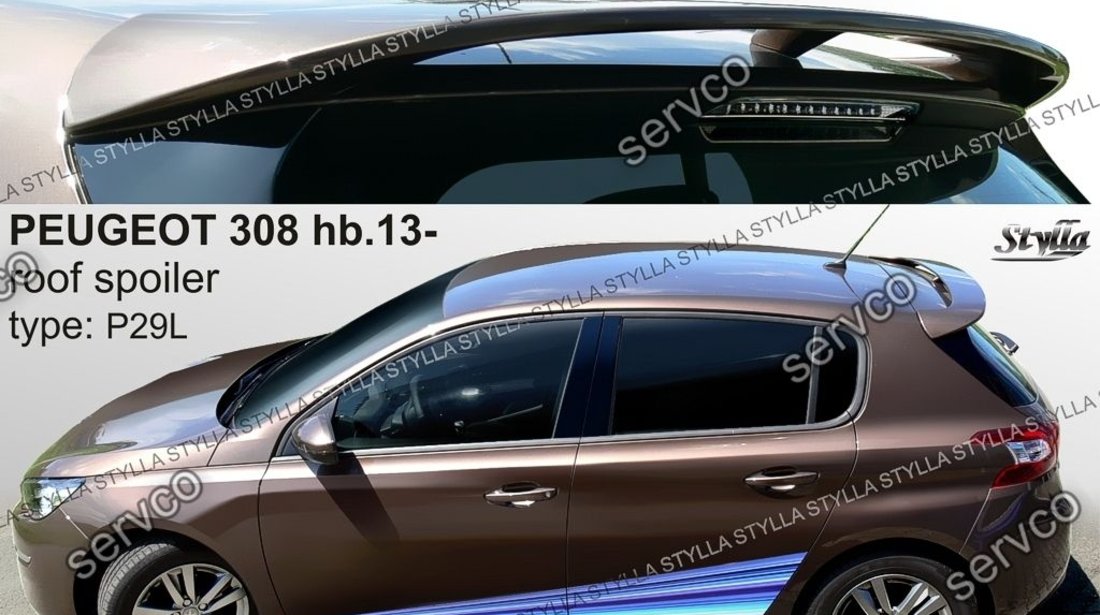 Prelungire tuning sport eleron spoiler Peugeot 308 Facelift T9 Sport Gti Vti 2013-2018 v1