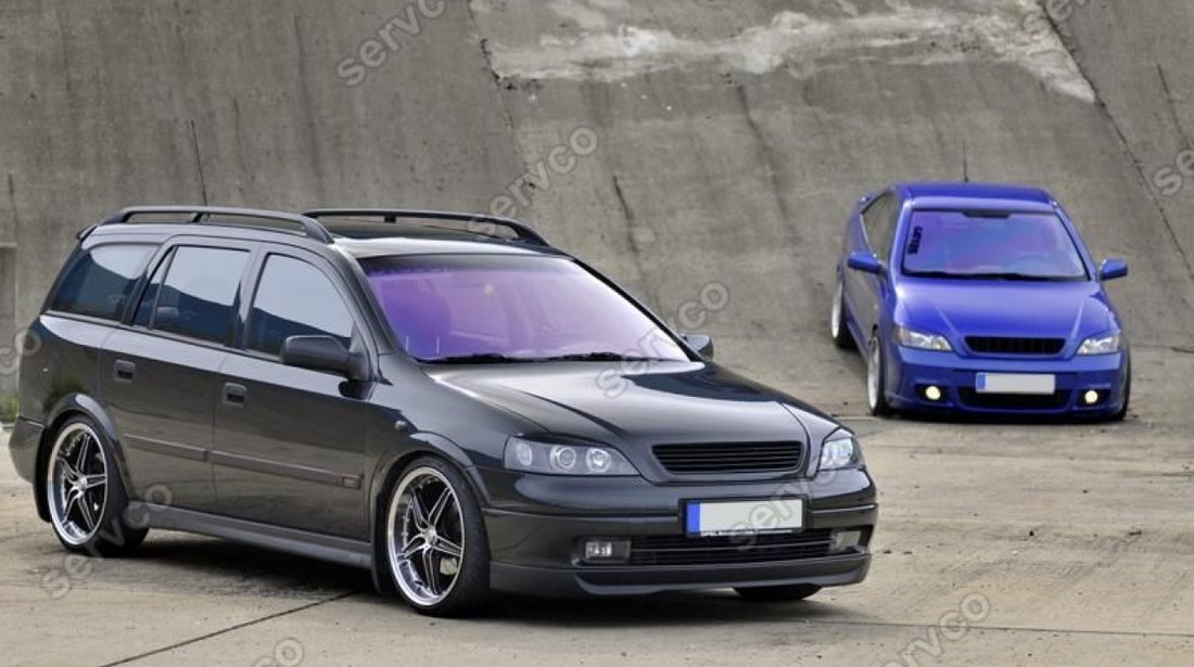 Prelungire tuning sport lip buza bara fata Opel Astra G Hatchback HB OPC Line 1998-2011 v3