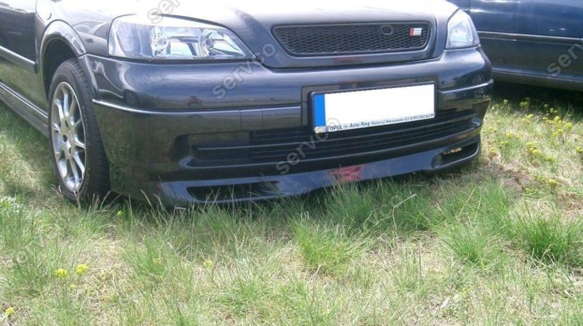 Prelungire tuning sport lip buza bara fata Opel Astra G Hatchback HB 1998-2011 v2