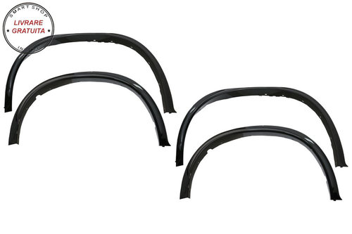 Prelungiri Aripi Extensii Aripi BMW X6 F16 (2015-2020) M-Design M-Sport Negru Luci- livrare gratuita