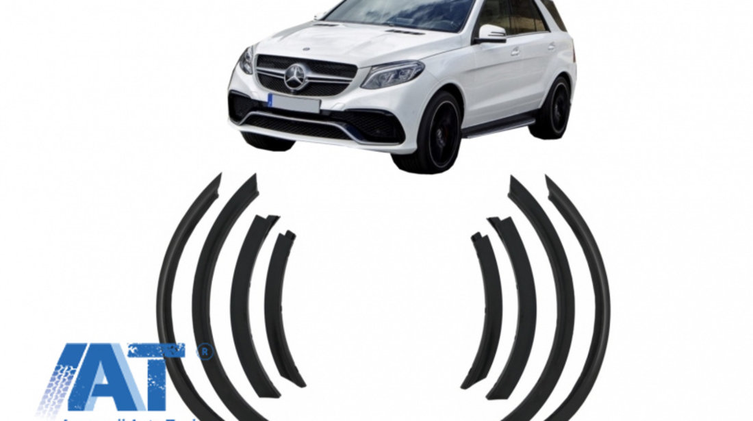 Prelungiri Aripi Extensii Aripi compatibil cu Mercedes GLE W166 SUV (2015-2018)