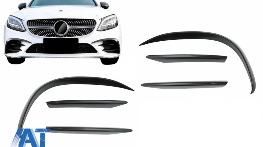 Prelungiri Bara Fata compatibil cu Mercedes C-Class W205 S205 C205 A205 Facelift (2019-up) C43 Design