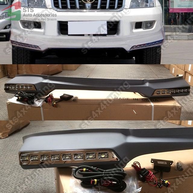 PRELUNGIRI BARA FATA CU LED TOYOTA LAND CRUISER PRADO FJ120 2003-2009 [V1]