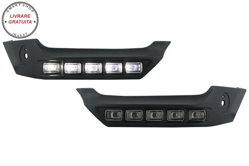 Prelungiri Bara Fata LED DRL Mercedes G-Class W463 (1989-up)- livrare gratuita