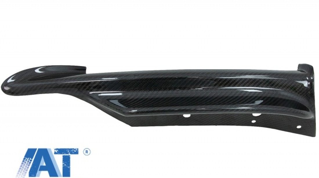 Prelungiri Carbon compatibil cu BMW 3 Series E90 E91 Sedan Touring (2005-2008) pentru Bara Fata M-tech