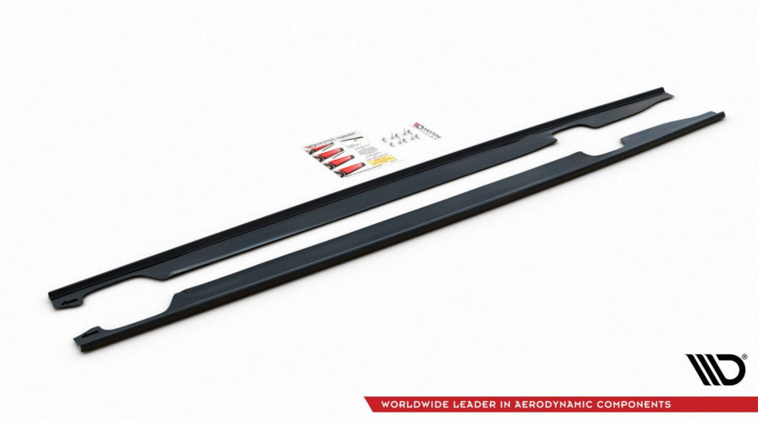 Prelungiri Lip Praguri Laterale Audi S6 / A6 S-Line C7 FL AU-S6-C7F-SD1T