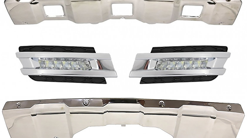 Prelungiri Off Road cu Lumini de Zi Dedicate Mercedes Benz X164 2006-2009