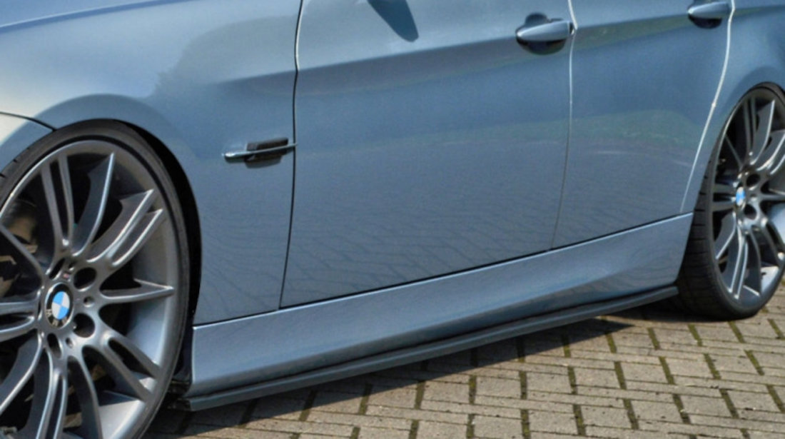 Prelungiri praguri laterale pentru BMW 3er E90/E91 M Paket Facelift 09/2008-2013 Limousine + Touring, cu M-Technik Paket cod produs INE-CUP502019-ABS