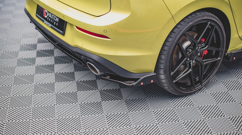 Prelungiri Spate Splitere laterale + Flaps V.1 Volkswagen Golf 8 GTI Clubsport VW-GO-8-GTI-CS-RSD1G+RSF