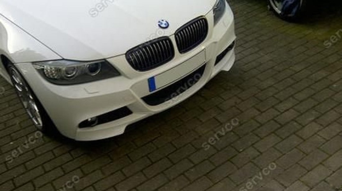 Prelungiri splittere flapsuri BMW E90 E91 LCI 2009 2010 2011 2012 pentru bara Mpachet v4