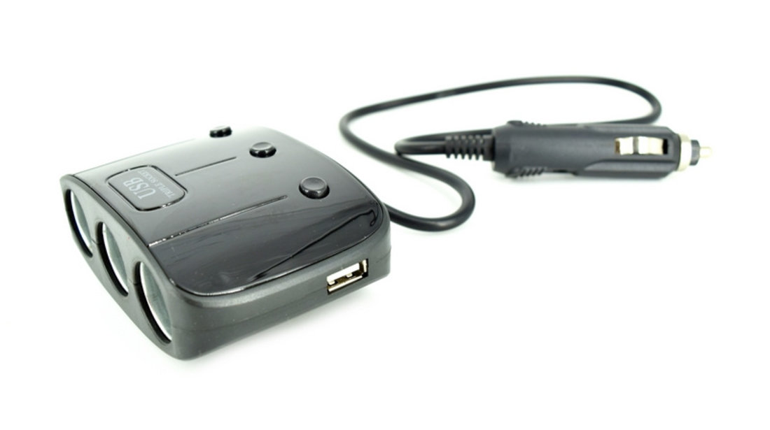 Prelungitor Bricheta 3 Cai Cu Butoane Si USB K358 090817-6