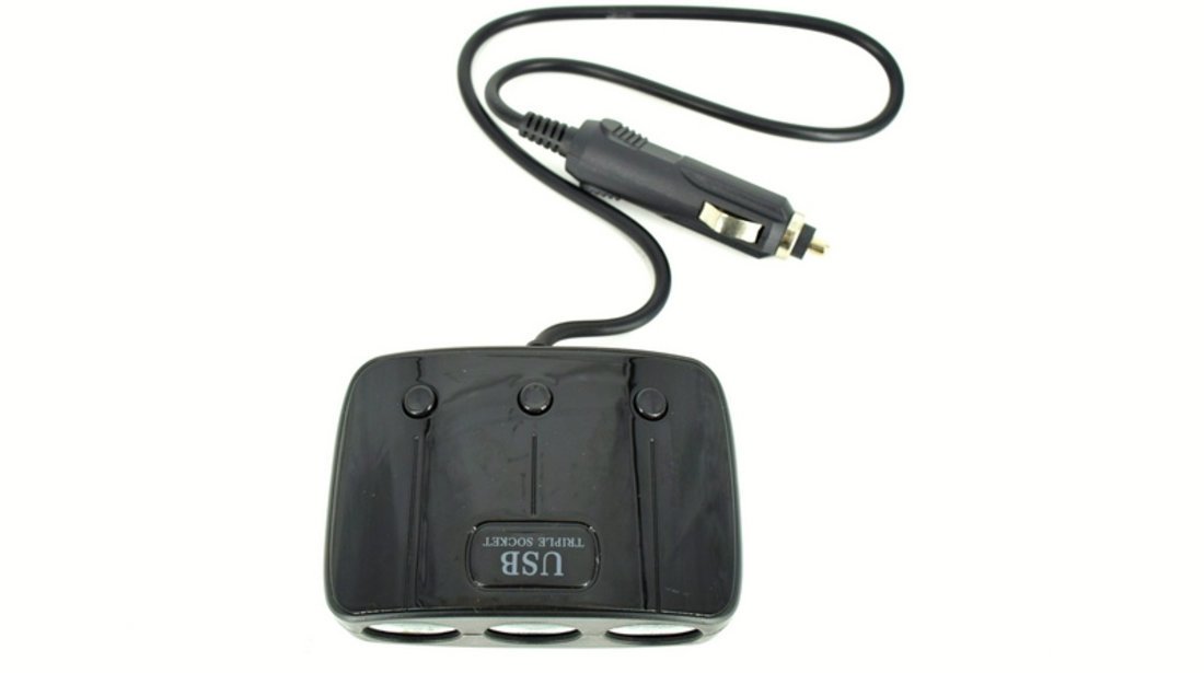 Prelungitor Bricheta 3 Cai Cu Butoane Si USB K358 090817-6