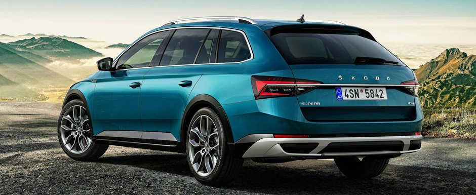 Premiera pentru Skoda. SUPERB SCOUT debuteaza cu garda generoasa la sol si pana la 272 CP sub capota