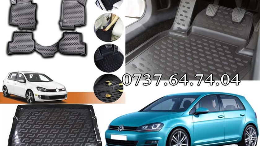 Presuri / Covorase VW Volkswagen Golf 5, 6, Jetta - tip tavita – din cauciuc