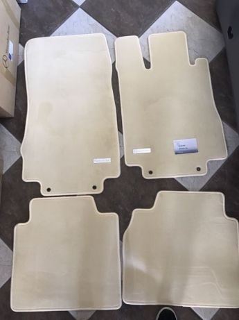 Presuri noi originale velour crem / albastru mercedes s class w220