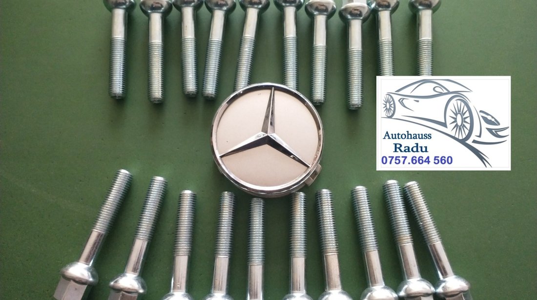 Prezoane lungi Mercedes filet 63 mm M12 x 1,5 cap Semisferic Orice model