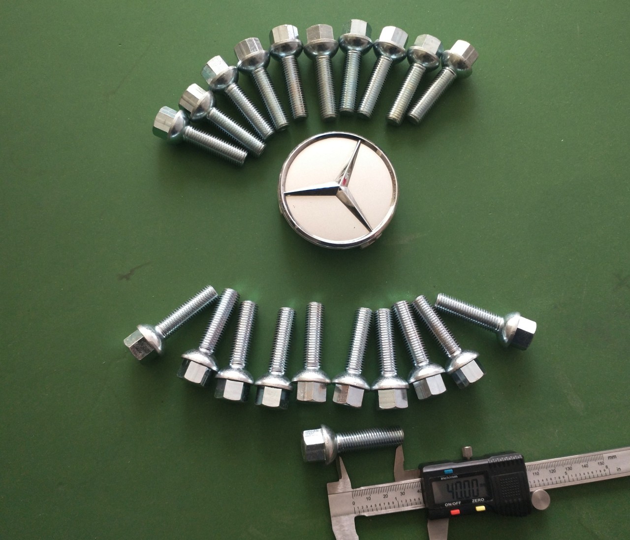 Prezoane Lungi Mercedes M12 x 1,5 filet 40 mm cap Semisferic Orice model